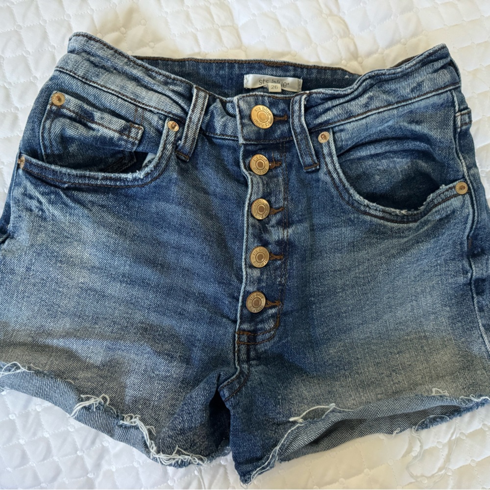 Size 26 STS Blue Denim Shorts